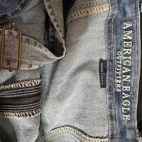 American Eagle Outfitters Denim Overall Dress | Size 4 | MSRP $70 - Picture 4 of 6